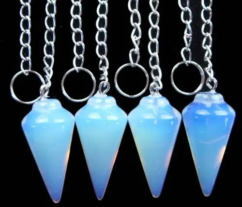 

Wholesale (10 pieces/lot) opal opalte Pendulum semi-precious jewelry pendant bead