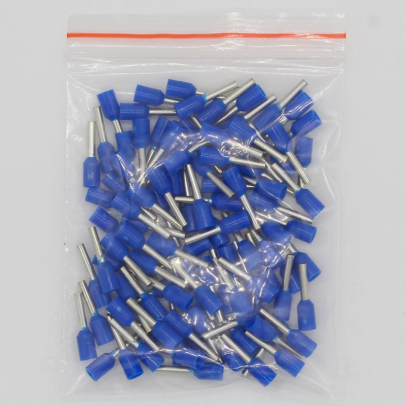 E1008 Tube insulating Insulated terminals 100PCS/Pack 1MM2 Cable Wire Connector Insulating Crimp Terminal Connector E-