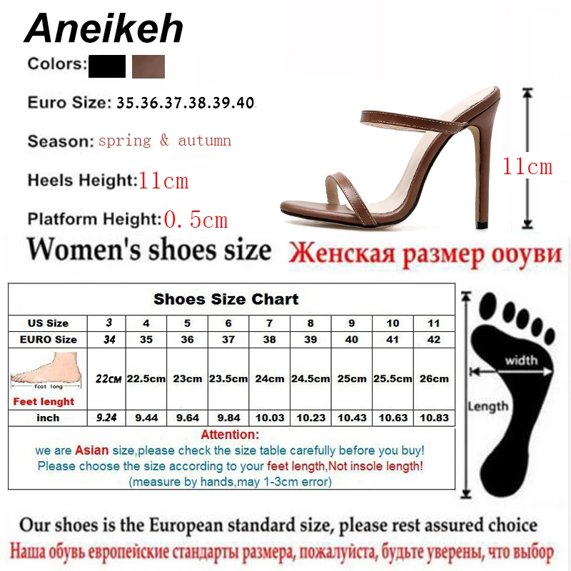 Aneikeh 2024 Women Sandals Stiletto High Heel Shoes Strap Ankle Wrap OL Sexy Pumps Party Dress Dropshipping Shoes Size 35-40