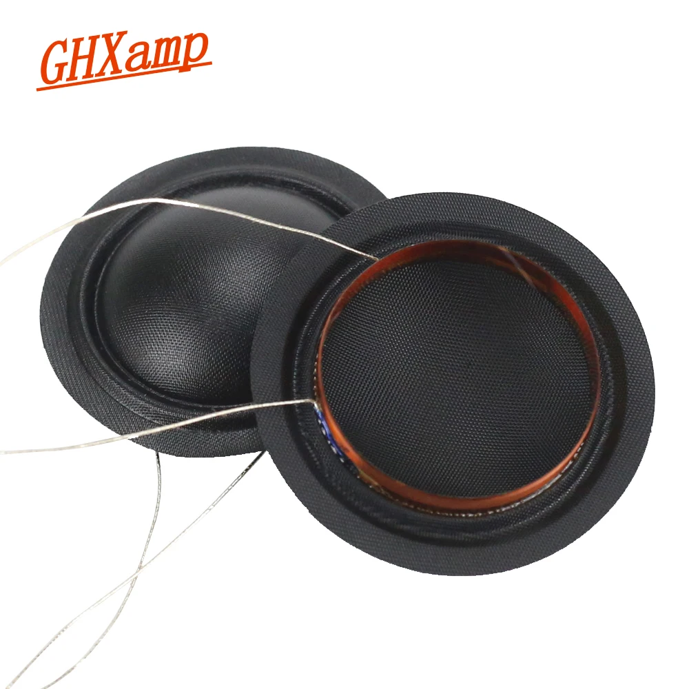 GHXAMP 25.4mm 25.5mm Tweeters Voice Coil 1 inch 6OHM 8ohm Silk Membrane Same Direction KSV Treble  DIY 2PCS