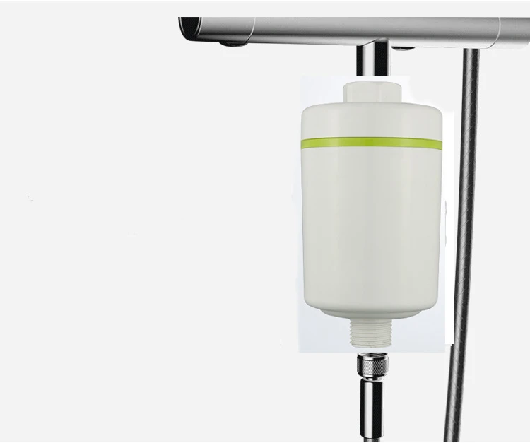 Filtre de douche sans chlore, pomme de bain/filtre de SPA/SPA avec combinaison de carbone et KDF pour éliminer les produits chimiques et les métaux lourds