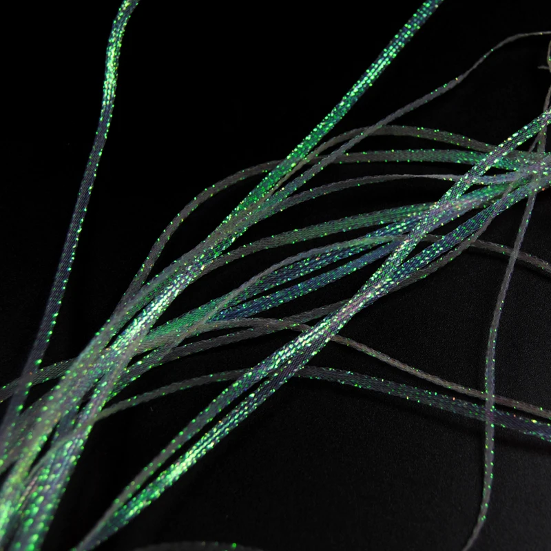 4Yards UV Fly Tying Pearl Braided Lace for Fly Bait Fish Body Scud Shrimp Back Body Streamer Dressing Chenile Flash 3-4mm