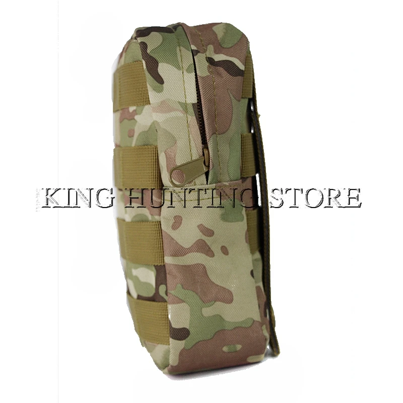 Multicam Tactical Molle Vest Pouch EDC Utility Sports Waist Bag Cell Phone Holster Holder for Shooting Hunting Bag