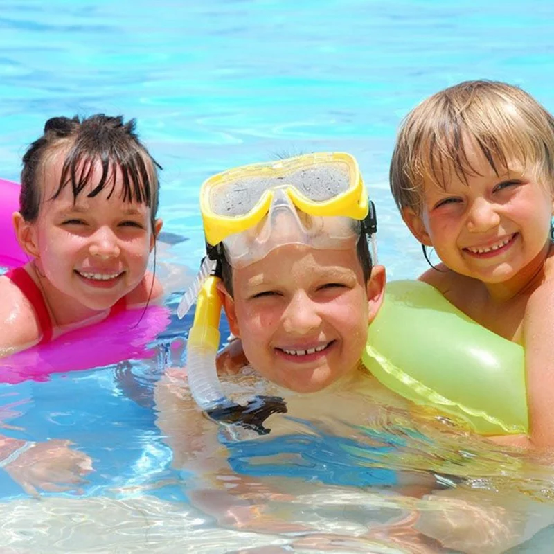 Maschera per occhiali da sub per bambini tubo per respirazione occhiali da nuoto antiappannamento antiurto Set di accessori subacquei per lo