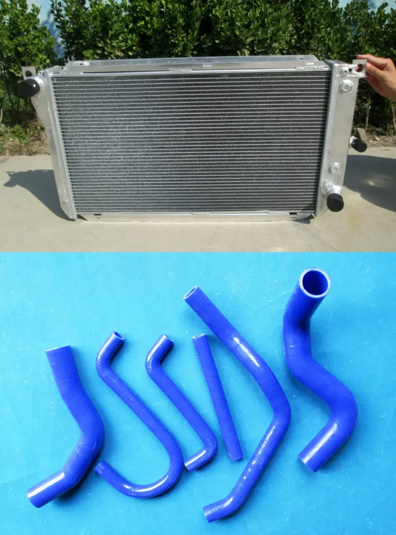 

High performance Brand New 3 Row Aluminum Radiator + Silicone Hose For FORD EF EF2 EL NF NL DF DL FALCON Fairline