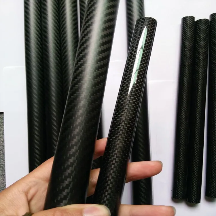 

3K Taffeta Glossy 100% Full Carbon Fiber Tube 7*5*1000mm 7mm Tube for RC Model Airplane Aerobatics