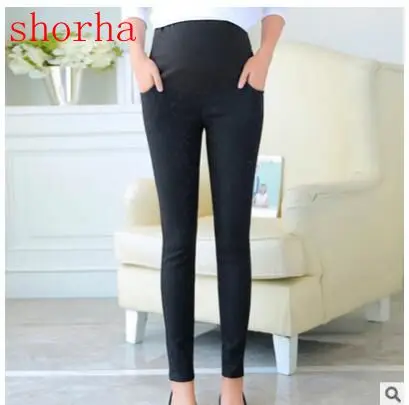 

New large size M-2XL maternity legging pants spring autumn warm pregnant leggings clothing quality Lace stitching pants