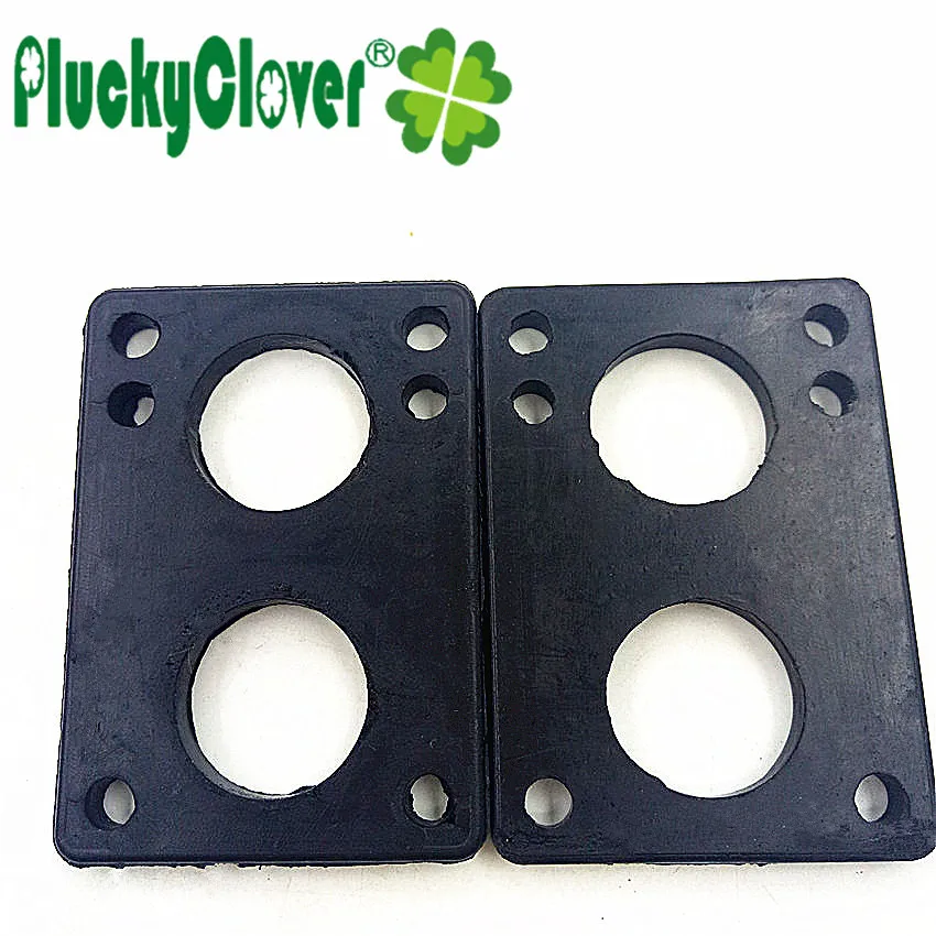 1pair 6mm/3mm Skateboard Riser Pads Longboard Highten Pads for Skate board Shock Pads Cushion Scooter Shock Proof Truck Gaskets