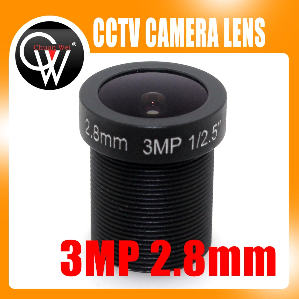 5 pz/lotto 3MP 2.8mm obiettivo 1/2.5 "HD scheda IR grandangolare a 115 gradi per telecamera IP CCTV