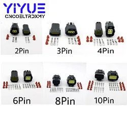 1 sets Denso 2/3/4/6/8/10 Pin Way Waterproof Wire Connector Plug Car Auto Sealed Electrical Set Car Truck connect