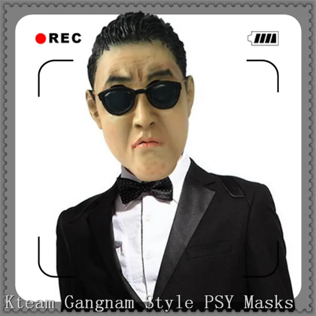 Hot Sale Famous Super Star Gangnam Style PSY Masks Cosplay Custom Halloween Party Mask for Men and Women Kids Cosplay Free size