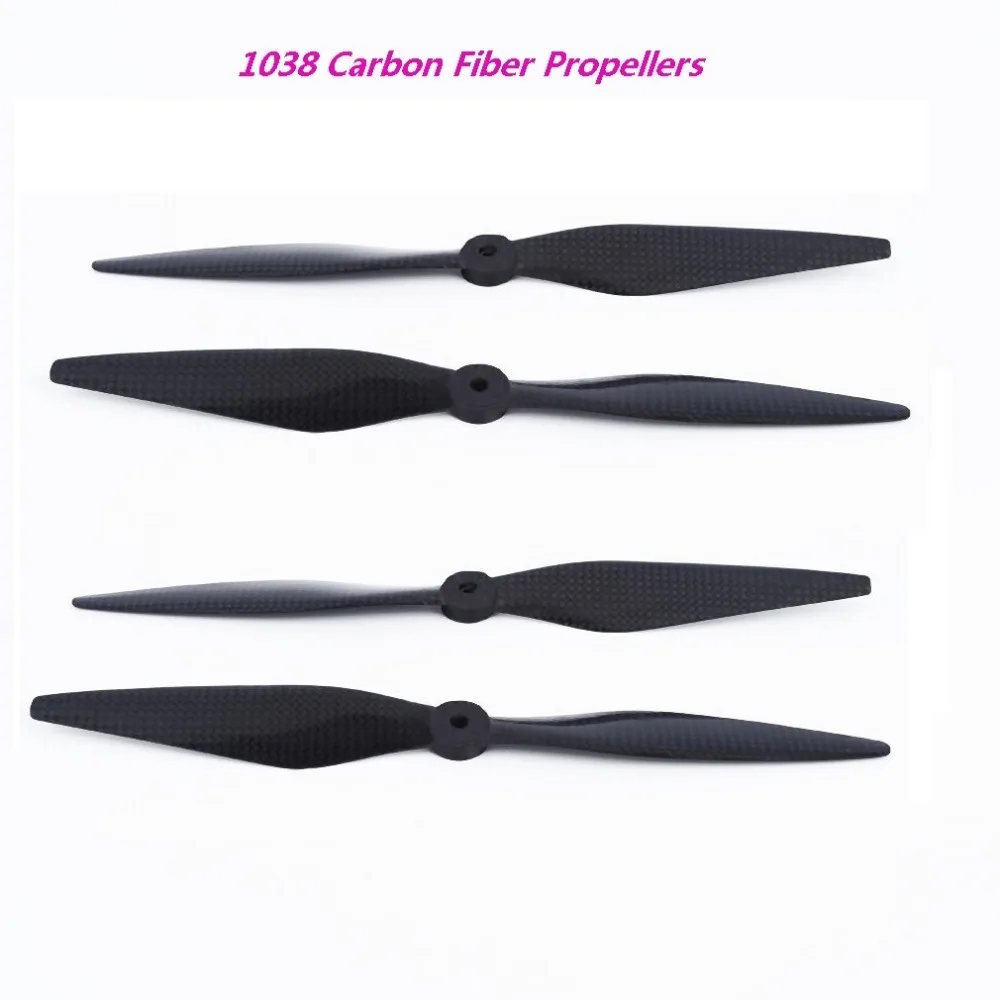 4pcs/lot Carbon Fiber Propeller CF Props Blade For RC Quadcopter Hexacopter Multi Rotor UFO(8045 1038 1045 1047 1147 for choose)