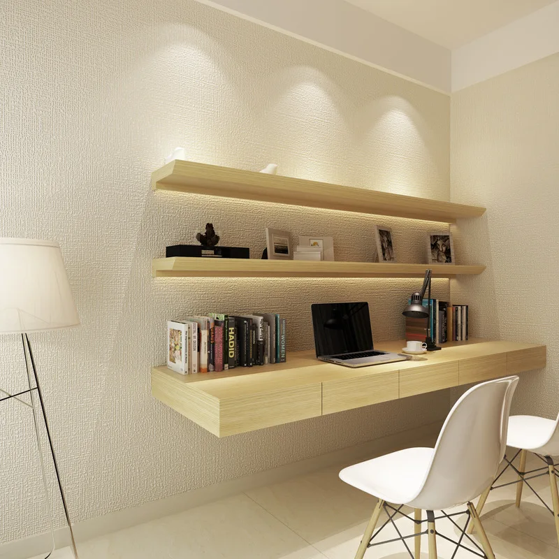 beibehang High quality plain non-woven clothing store wallpaper simple modern imitation algae mud living room wallpaper hotel image 3
