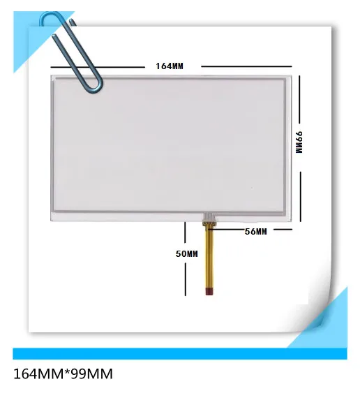 

164*99 mm 7.0 inch AT070TN90 AT070TN93 HD Touch Screen Digitizer Glass Panel for Tablet PC MID GPS mp4 Touchscreen