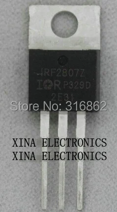 

IRF2807ZPBF IRF2807Z 75V 75A 170W TO-220 ROHS ORIGINAL 10PCS/lot Free Shipping Electronics composition kit