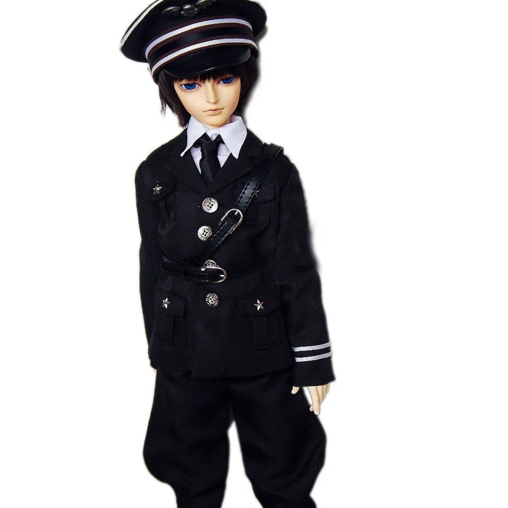 [wamami]501# Black Military Uniform/Suit/Outfit SD17 AOD DOD BJD Doll Dollfie