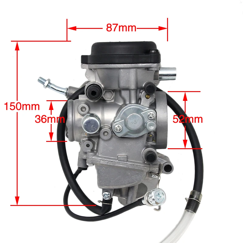 ZSDTRP PD33J 33mm Vacuum Carburetor case for Yamaha YFM400 TACTIC400 universal 300cc to 500cc racing motor