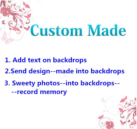 VinylBDS backdrops Custom made Personalize photography background  for wedding and birtday memories and valuable occasion