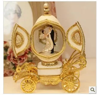 Pure natural egg music box wedding Valentine's Day gift to send girls to the Qixi Festival creative Christmas