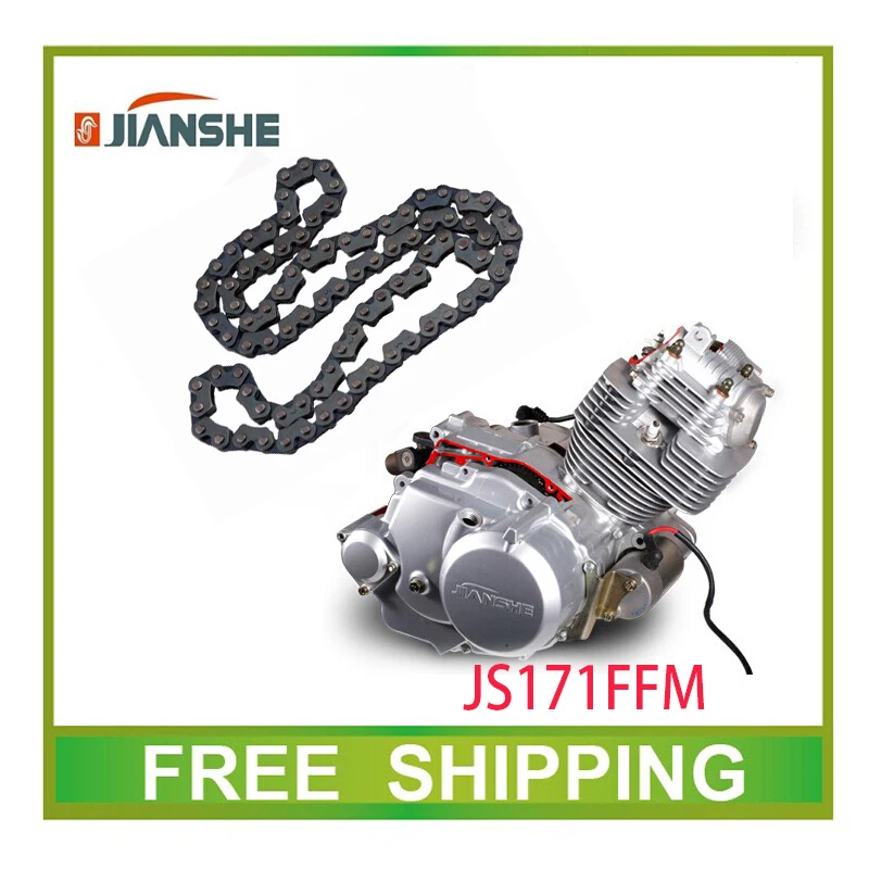 JIANSHE LONCIN 250CC atv250 engine timing chain time small chain atv quad accessories free shipping