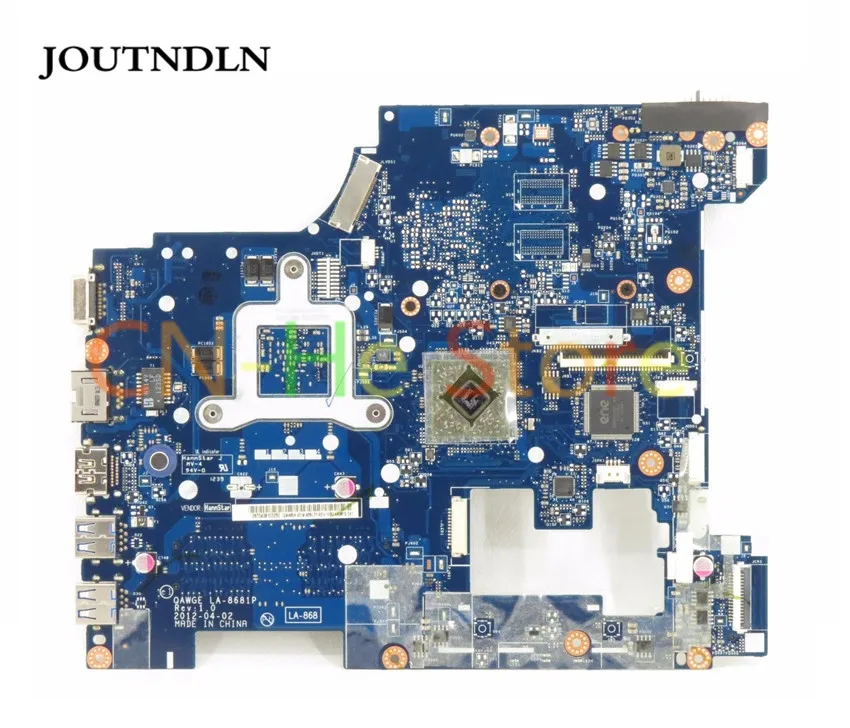 JOUTNDLN FOR LENOVO IDEAPAD G585 N585 LAPTOP MOTHERBOARD 90001514 11S90001514 QAWGE LA-8681P w/ E1-1200 CPU TESTED