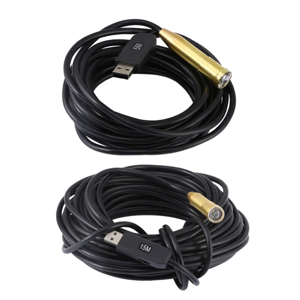 20M USB Cable Endoscope Camera USB Borescope Snake Camera IP67 Waterproof Inspection Camera For PC Windows , Macbook OS