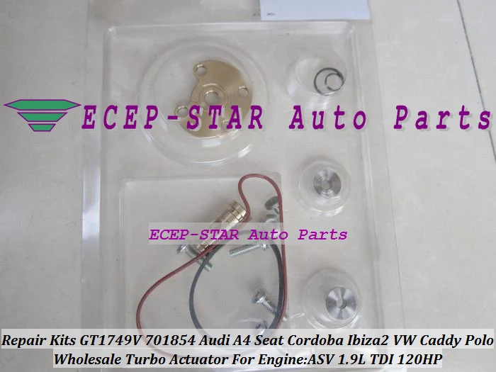 

Repair Kit rebuild kit GT1749V 701854 701854-5004S 028145702N Turbocharger For AUDI A4 A6 Seat Cordoba Leon For Vw Polo ASV 1.9L