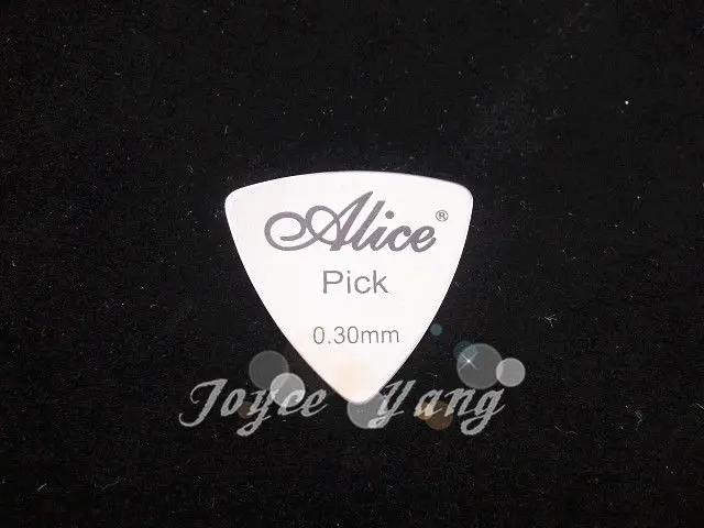 30pcs Alice Big Triangle Heavy 0.3mm Guitar Picks Stainless Steel Guitar Bass Picks Free Shipping Wholesales