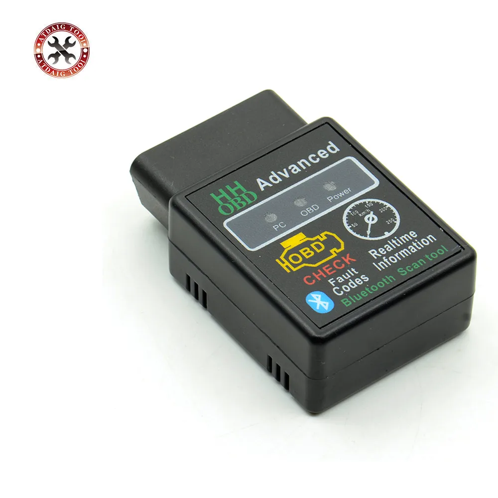 HH OBD Mini ELM327 Bluetooth OBDII Auto Scanner Mini elm327 obd2 Car diagnostic-tool ELM 327 works on Android Torque Free Ship