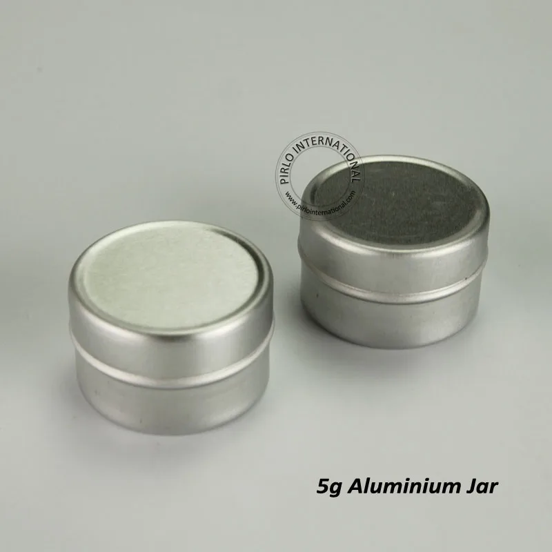 Wholesale Empty 5g Mini Aluminium Jars Metal Box Lip Balm Containers Practical Make Up Tools