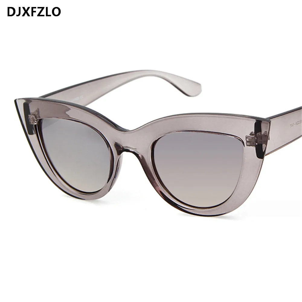 2019 New Sunglasses Retro Fashion Sunglasses Women Brand Designer Vintage Cat Eye Black Sunglasses Ladies Lady UV400 Oculos