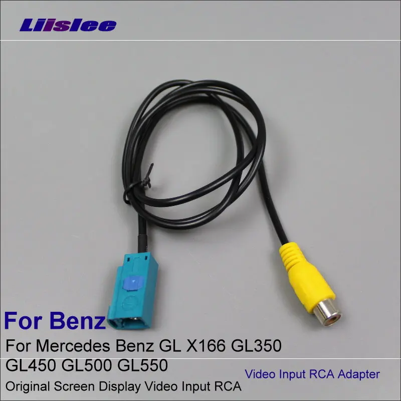 Original Video Input RCA Adapter Wire For Mercedes Benz GL Class X166 GL350 GL450 GL500 GL550 Rear Camera Connector Cable