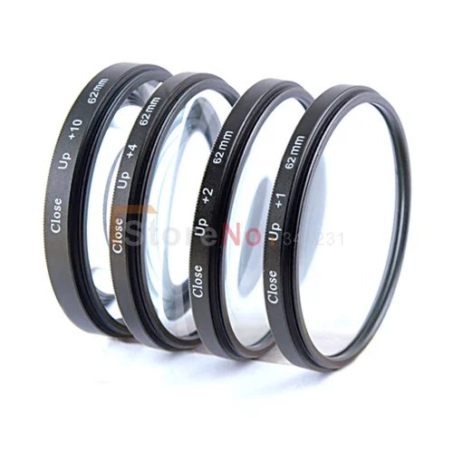 

82mm Close Up Macro LENS Filter kit MACRO Close-Up+1+2+4+10 + black case bag for 82mm lens Filter