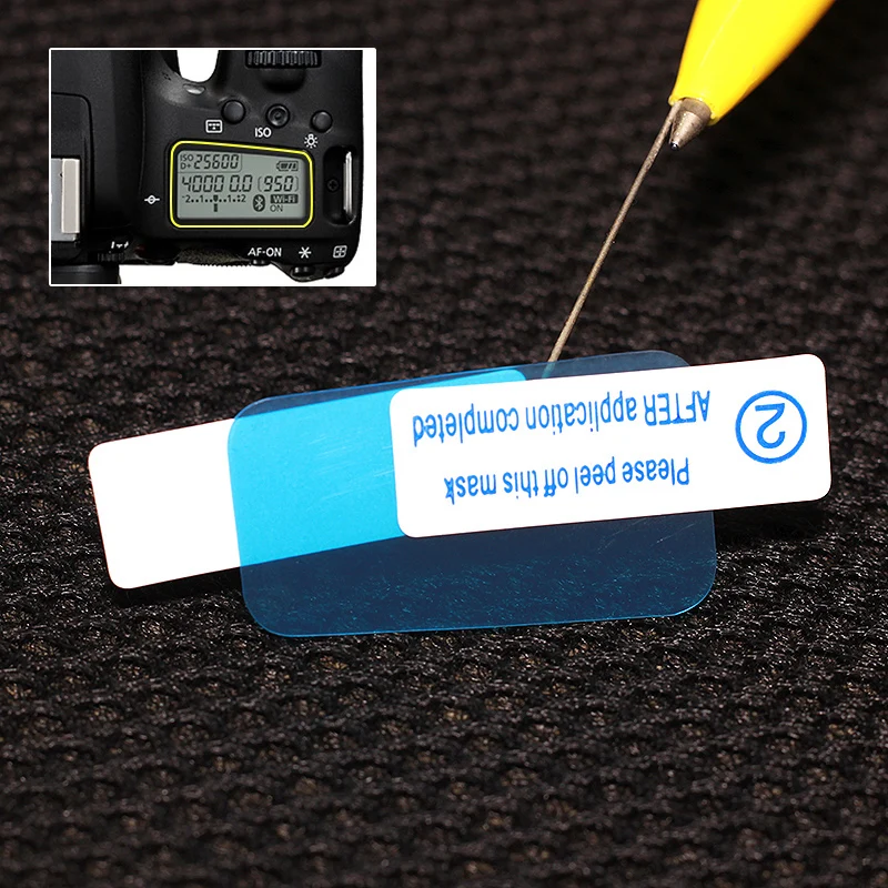 Deerekin HD نانو طلاء شاشة حامي w/أعلى LCD فيلم حماية لكانون EOS 760D 8000D المتمردين T6s الرقمية كاميرا