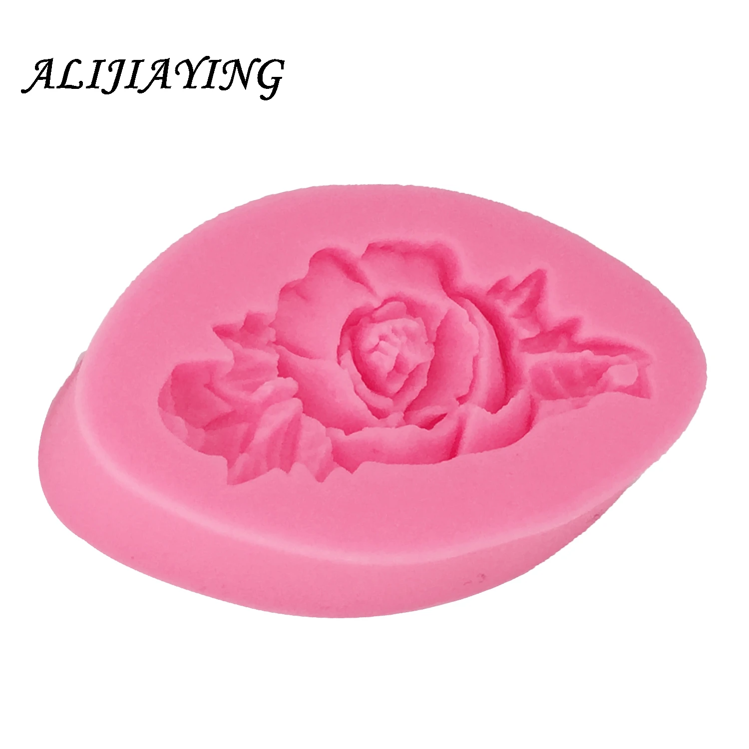 1Pcs Peony Rose Shape Silicone Fondant Molds Flowers Clay Mold Cake Baking Wedding Decorating Tools Cake Border Mould D0050 5