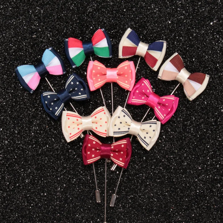 Free shipping , 20 pcs/lot , Men's Bow Tie Lapel Pin