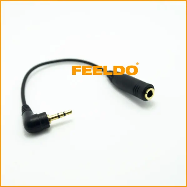 FEELDO 1Pc 2.5mm Male to 3.5mm Female Audio Cable #3821