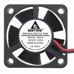 5PCS Gdstime 24V 2Pin 30MM 30 x 30 x 10mm 3010 3cm 24 volt DC Cooler Fan