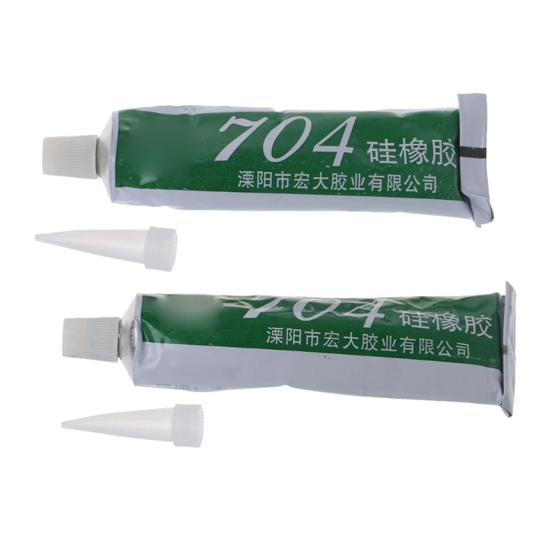 704 Fixed High Temperature Resistant Silicone Rubber Sealing Glue Waterproof  Black