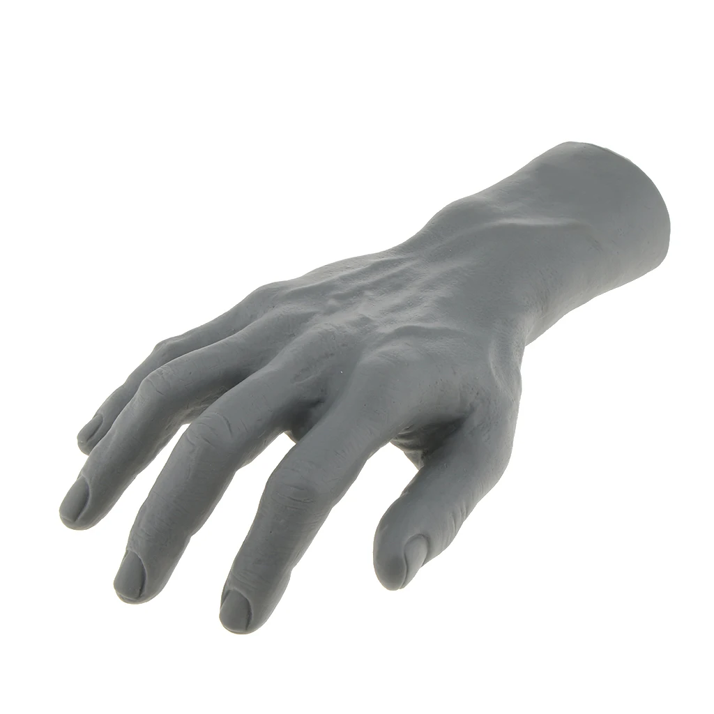 High Stimulation Male Mannequin Right Hand For Jewelry Bracelet Watch Glove Ring Display Magnet can be equipped on the bottom