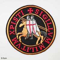 Letters Assassin Knights Templar Warrior Iron On Patch Embroidered Clothes Patch For Clothing Clothes Stickers