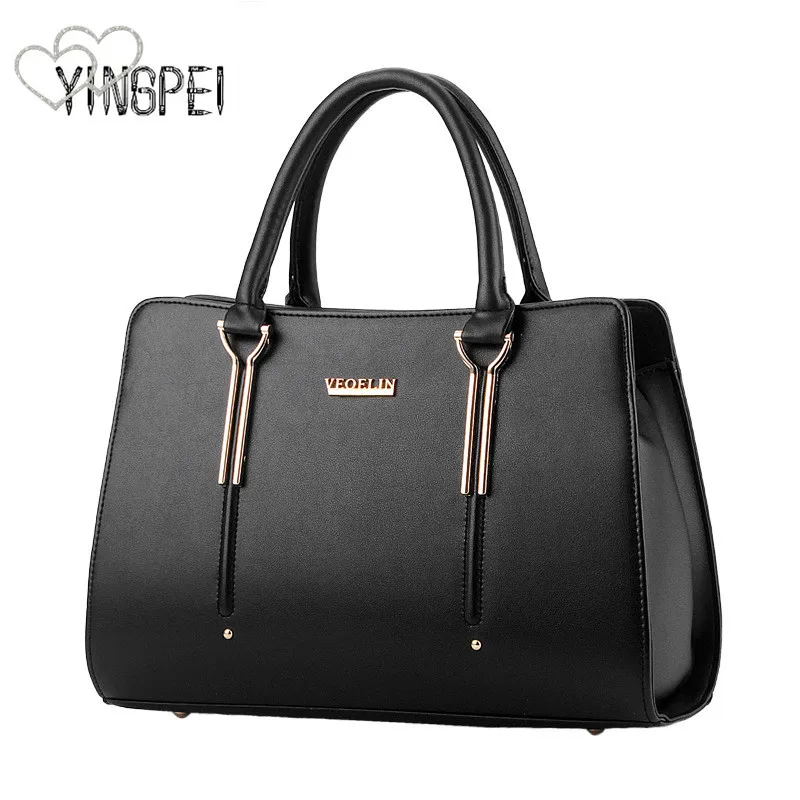 Women\'s bag Vintage Handbag Casual Tote Fashion Women Messenger Bags Shoulder Top-Handle Purse Wallet Leather 2023 New  Blue