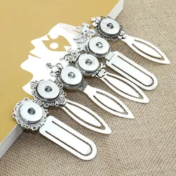 Wholesale Boom Life 2017 NEW Bookmarks Snap Button Jewelry (fit 18mm 20mm snaps ) 7273