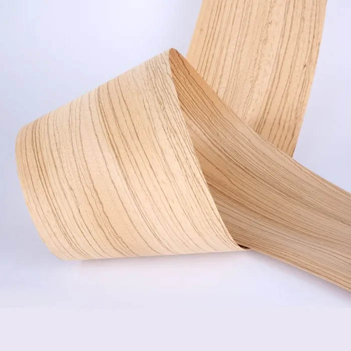 Chapa de madera de Zebrano con corte cuarto de África Natural