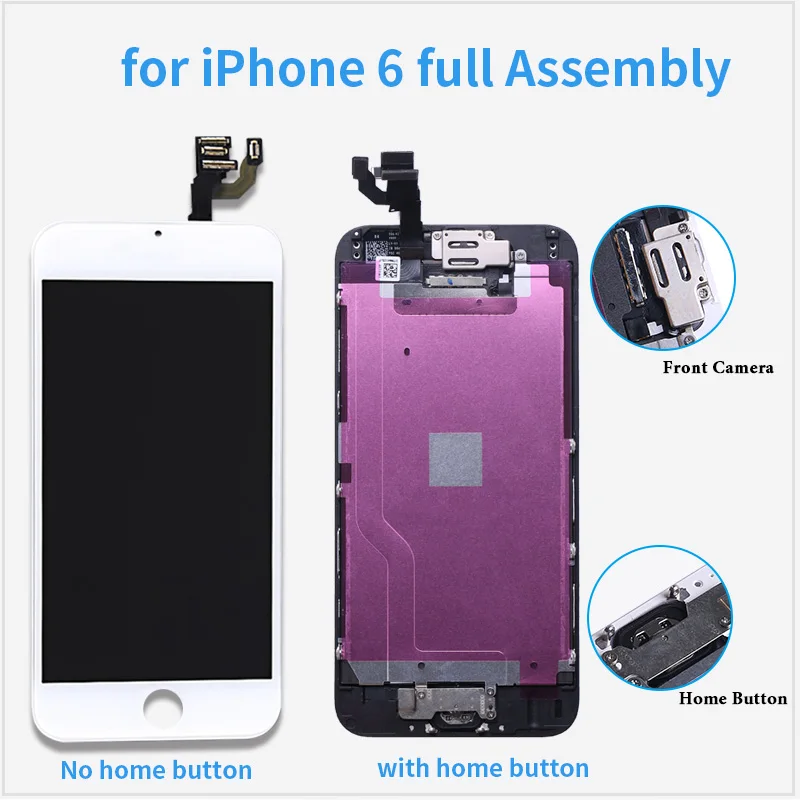 Full Assembly Screen For iPhone 6 A1549 A1586 A1589 LCD Screen Replacement Display Touch Screen full set Digitizer for 6G LCD