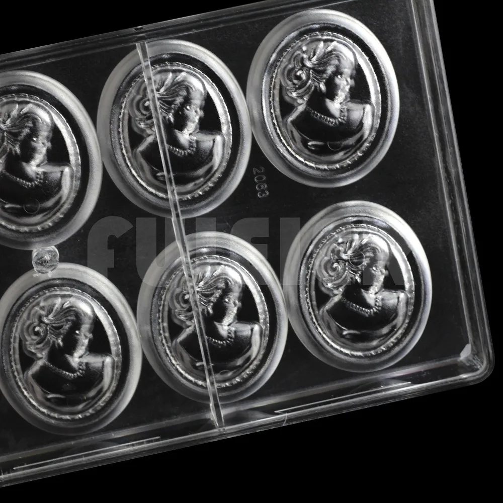 Queen Shape Polycarbonate Chocolate Mold Plastic Pastry Candy Mold For Cake Decorating Baking Suger Craft Tools Bakeware