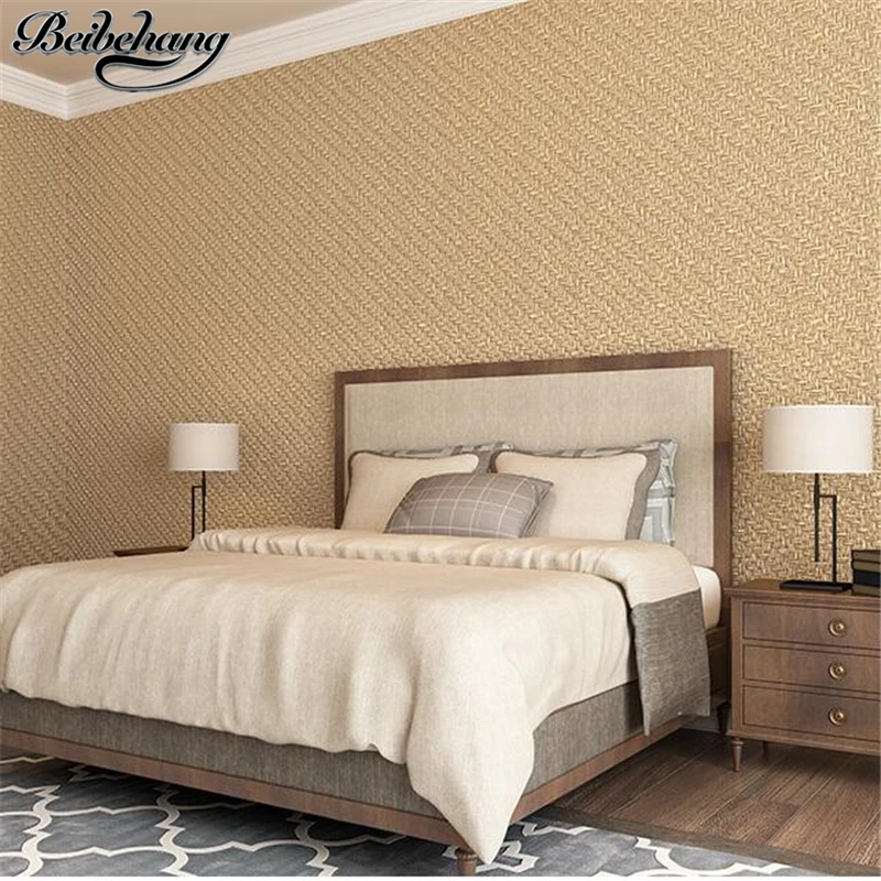 

beibehang wallpaper New modern Chinese style imitation bamboo braised wallpaper bedroom living room restaurant tea wallpaper