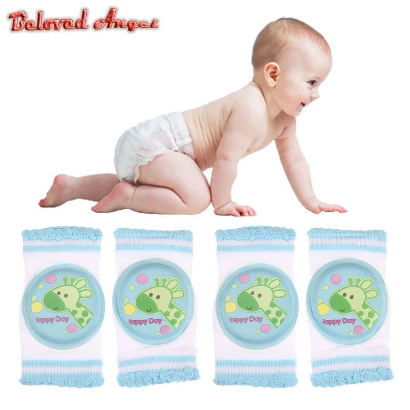 1 Pair Baby Knee Protection Pads Cotton Harnesses Leashes Safety Crawling Elbow Cushion Kids Knee Protectors Children  Clothing