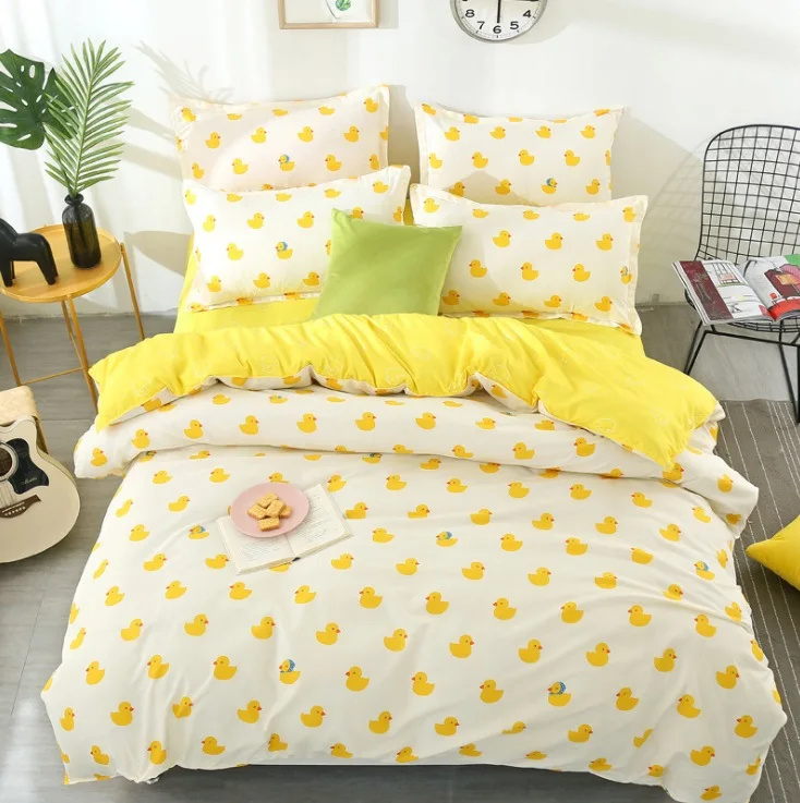 

mylb Green Cactus Bedding Set Queen Size Plant Home Bedding Sheet Single Bed Linen ropa de cama King Bed Set Duvet Cover