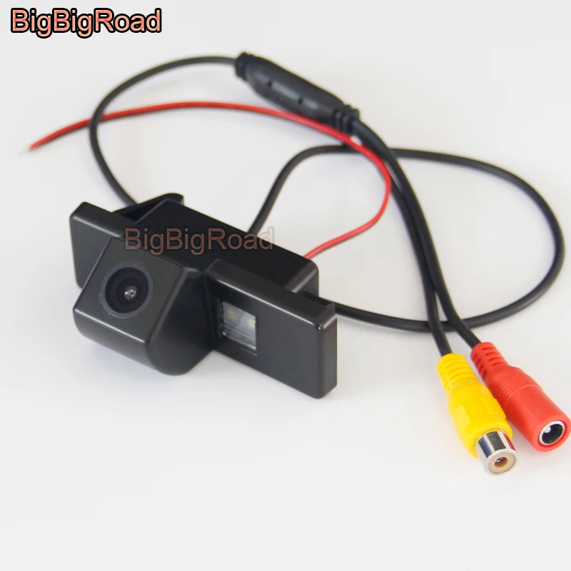 

BigBigRoad Car Rear View Parking Camera For Citroen C4 C5 C-triomphe C-Qquatre C4 Dualis For Peugeot 307cc 308 408 Pathfinder